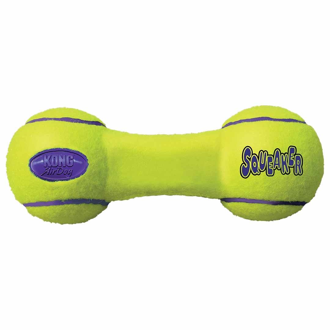 Kong air squeaker dumbbell Geel