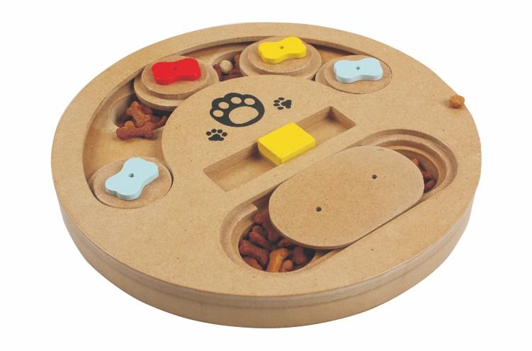 Topmast Honden Intelligentiespeelgoed Hout IQ-6  - 23 cm