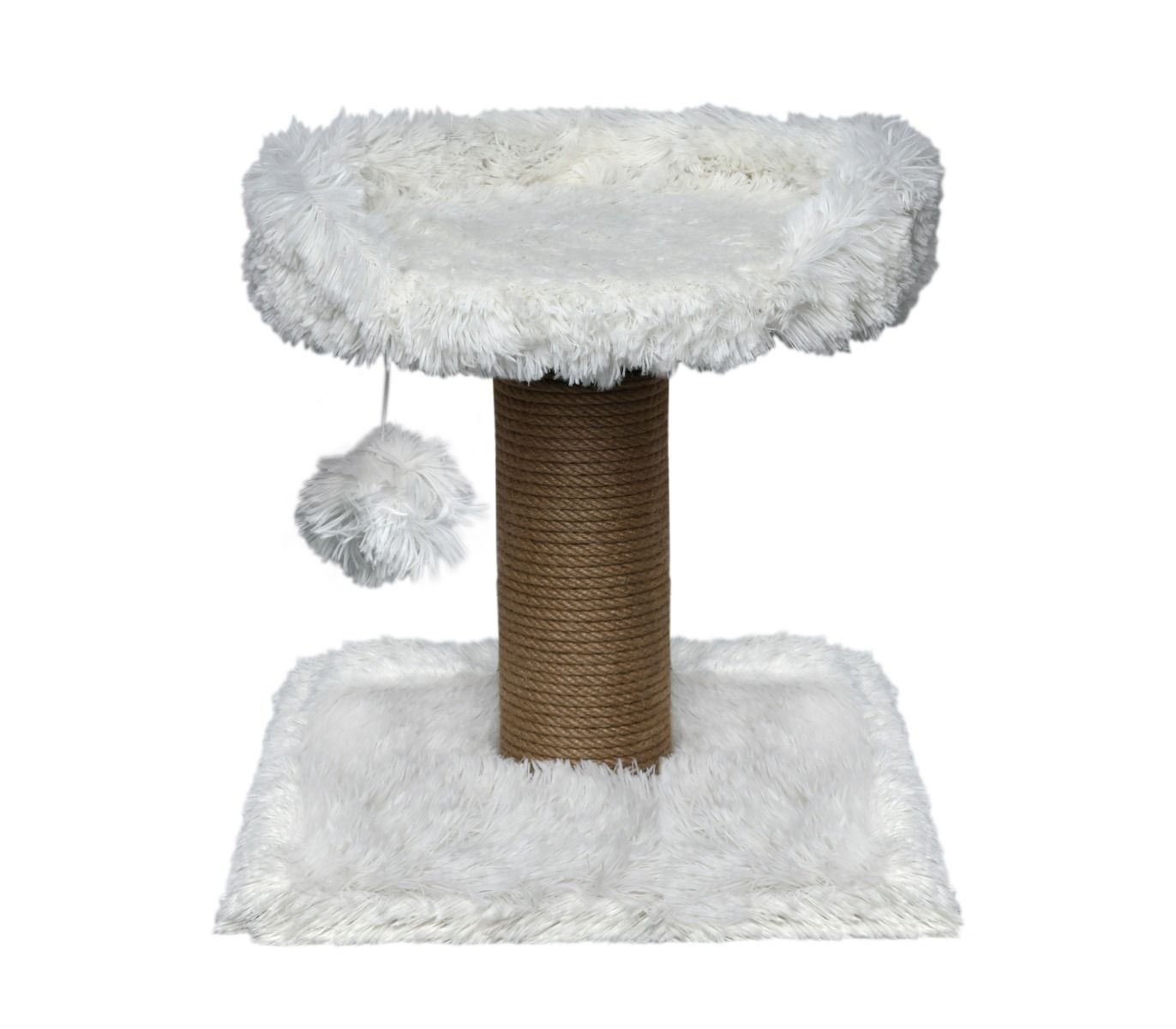 Topmast Krabpaal Fluffy Langhaar Carasco - Wit