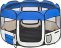 Topmast Puppyren Nylon Blauw - 8 hoekig