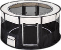 Topmast Nylon Puppyren - Rond - Opvouwbaar - Zwart