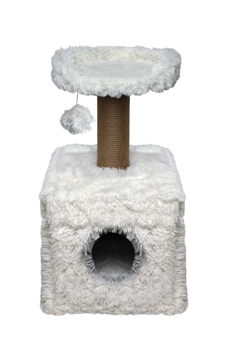 Topmast Krabpaal Fluffy Langhaar - Lima - Wit