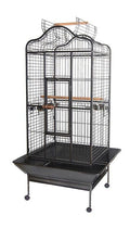 Topmast Papegaaienkooi VIENNA  Antraciet 81 x 59 x 168 cm