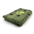 Vet Bed 3 Kleur Big Paw - Groen - Antislip Hondenmat