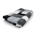 Vet Bed Patchwork - Zwart, Grijs & Wit - Antislip Hondenmat