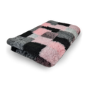 Vet Bed Patchwork - Roze, Grijs & Zwart - Antislip Hondenmat