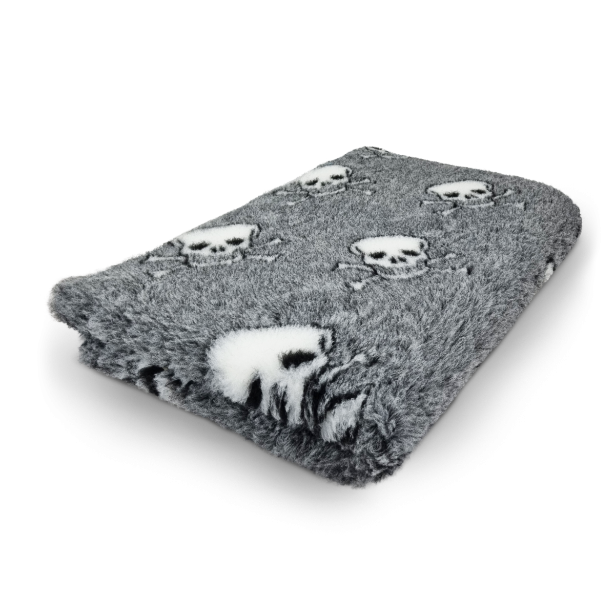 Vet Bed Skulls - Grijs - Antislip Hondenmat
