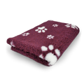 Vet Bed - Bordeaux met Witte Pootjes - Antislip Hondenmat