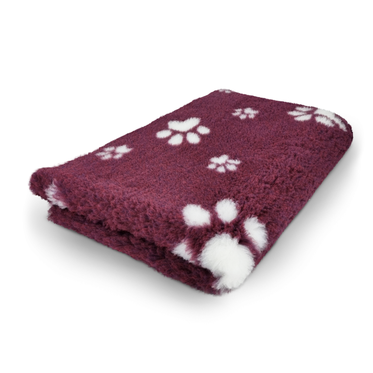 Vet Bed - Bordeaux met Witte Pootjes - Antislip Hondenmat