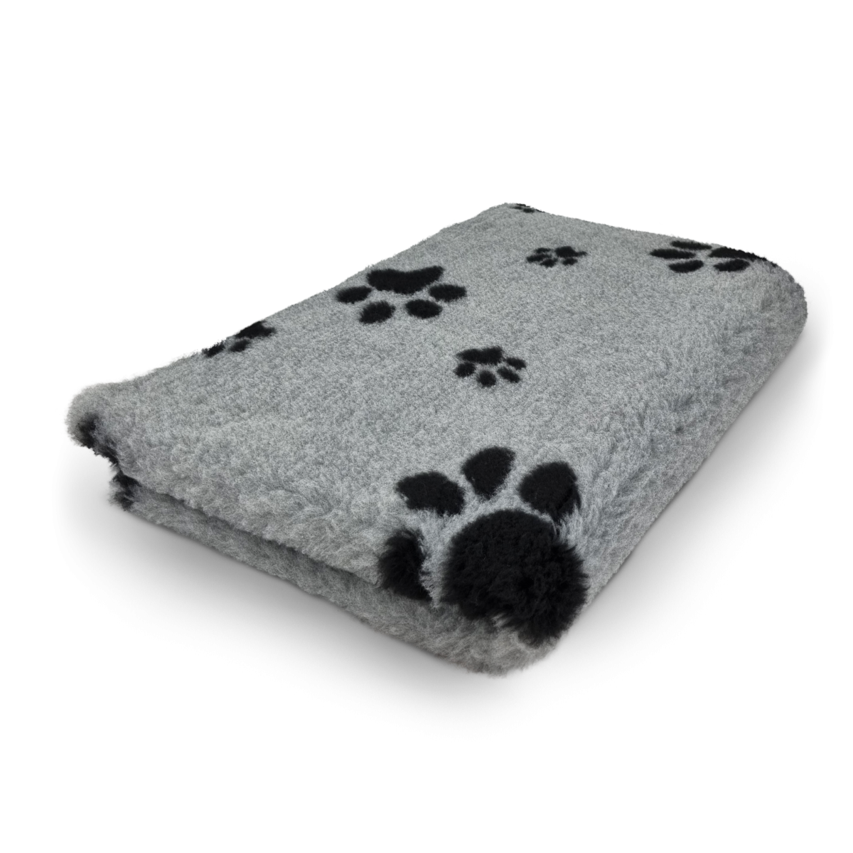 Vet Bed - Grijs met Zwarte Pootjes - Antislip Hondenmat