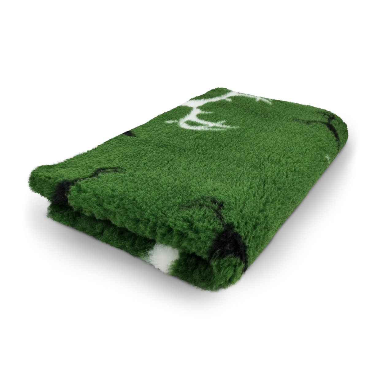 Vet bed Jachtseizoen - Groen, Zwart & Wit - Antislip Hondenmat