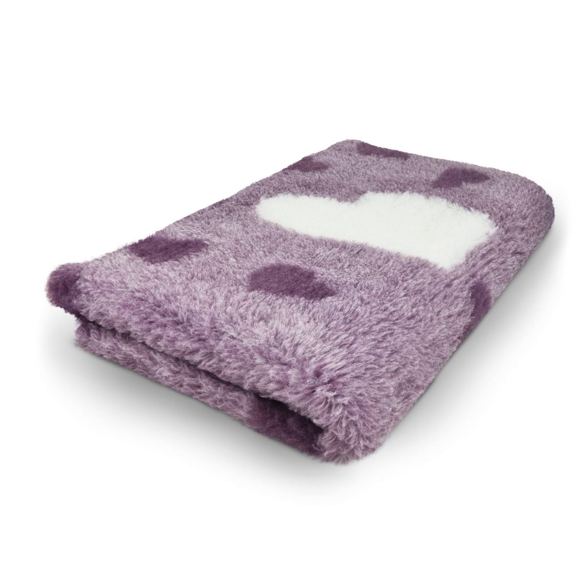 Vet Bed Big Heart - Lila - Antislip Hondenmat