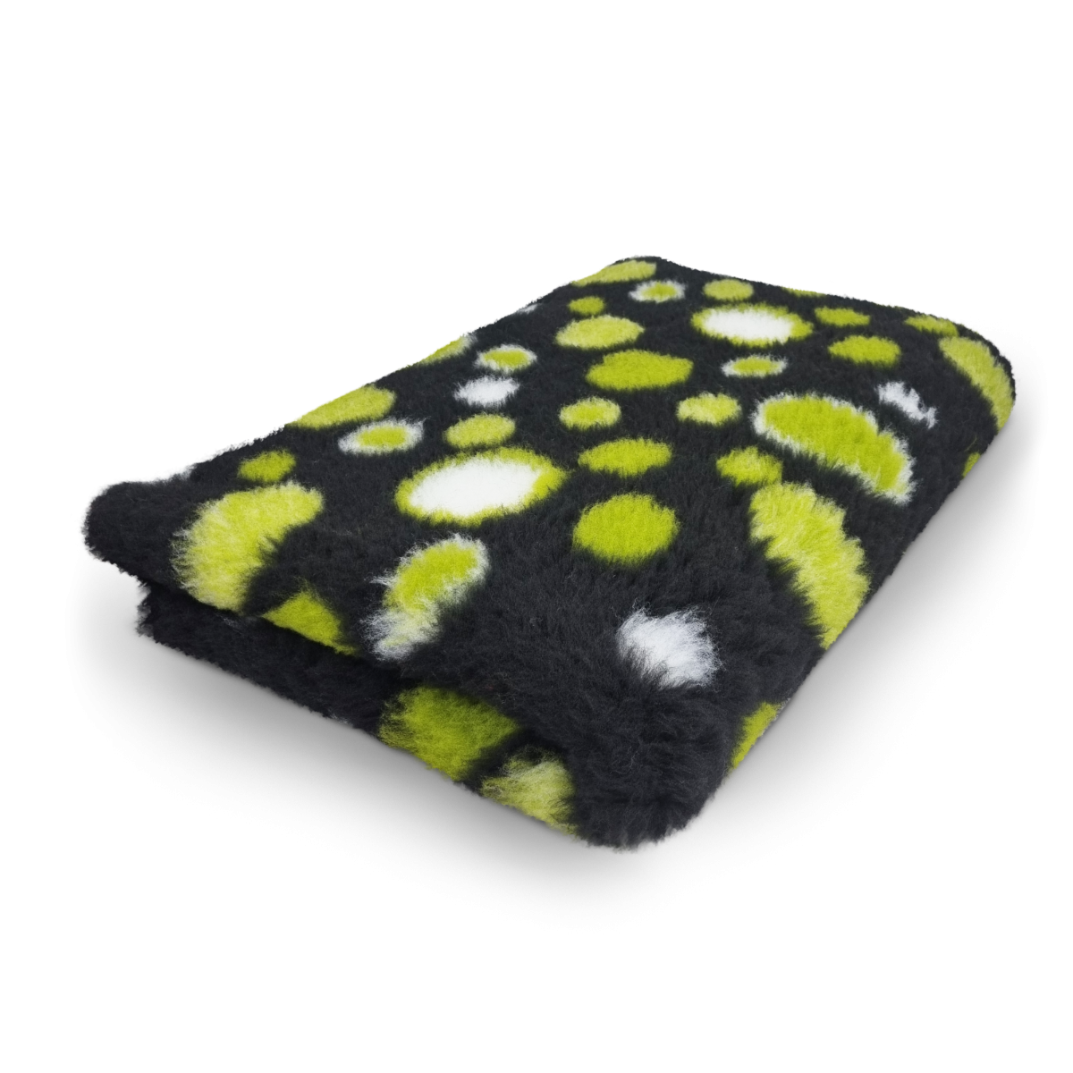 Vet Bed Circles - Zwart, Groen & Wit - Antislip Hondenmat