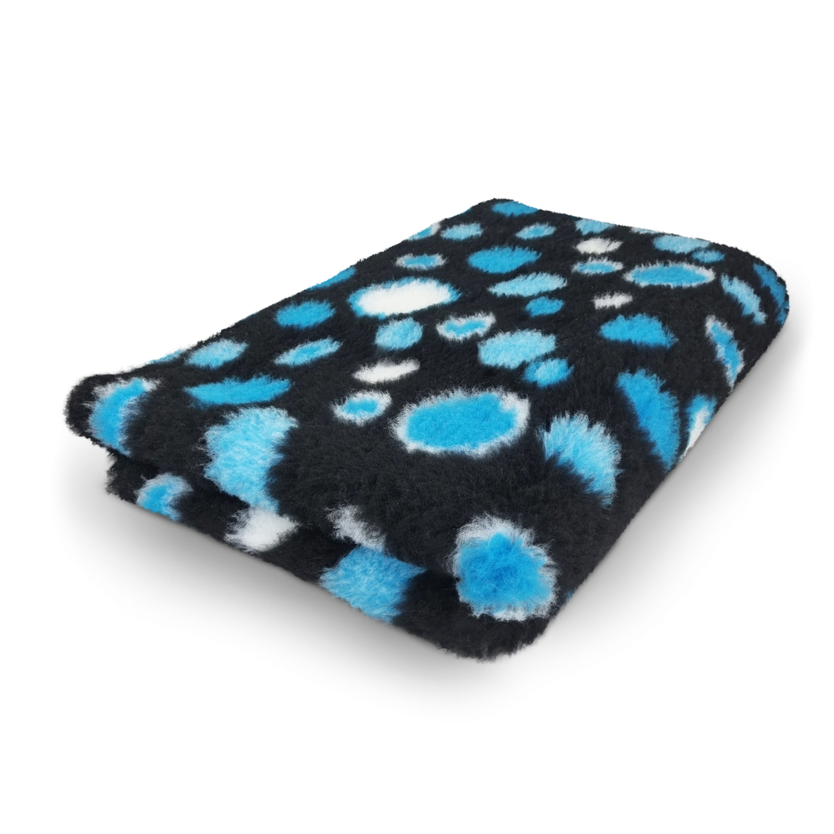 Vet Bed Circles - Zwart, Turquoise & Wit - Antislip Hondenmat