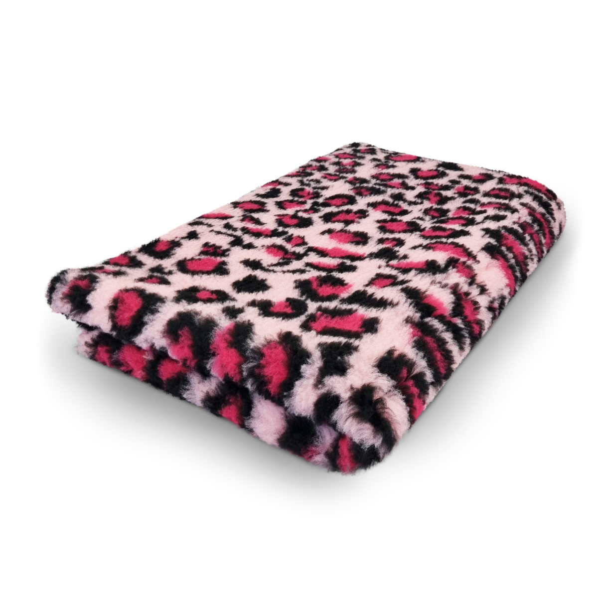 Vet Bed Luipaard - Roze Fuchsia - Antislip Hondenmat