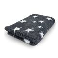 Vet Bed Stars - Antraciet & Wit - Antislip Hondenmat