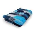 Vet Bed Patchwork - Turquoise, Zwart, Blauw & Grijs - Antislip Hondenmat