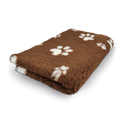 Vet Bed - Bruin met Witte Pootjes - Antislip Hondenmat