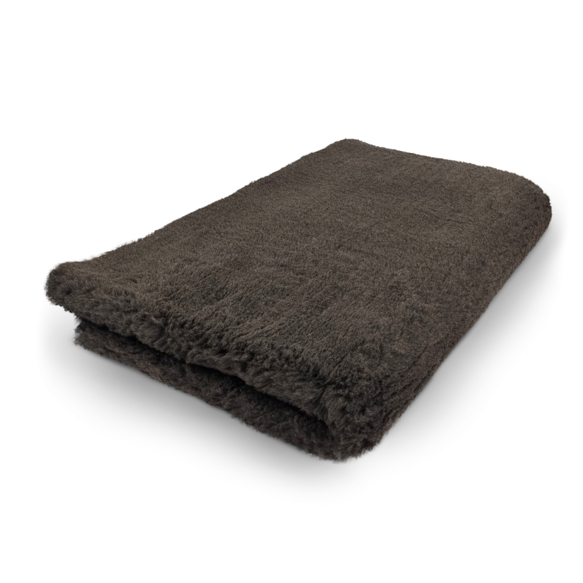 Vet Bed Donkerbruin Effen - Antislip Hondenmat