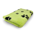 Vet Bed - Limegroen met Zwarte Pootjes - Antislip Hondenmat