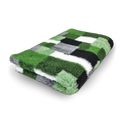 Vet Bed Patchwork - Groen, Zwart & Wit - Antislip Hondenmat