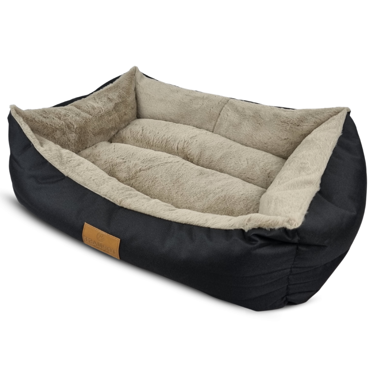 Topmast Hondenmand - Fluffy Waterproof Line - Zand
