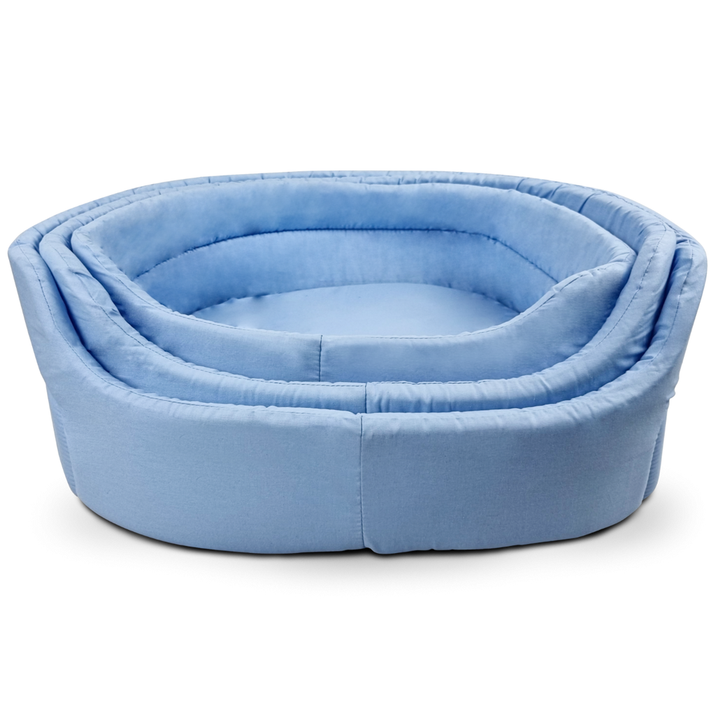 Topmast Foambed - Blauw - 3 Maten 