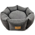 Topmast Dierenmand ComfyNest - 62 cm - Antraciet - Polyester Velours