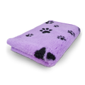Vet Bed - Lila met Zwarte Pootjes - Antislip Hondenmat
