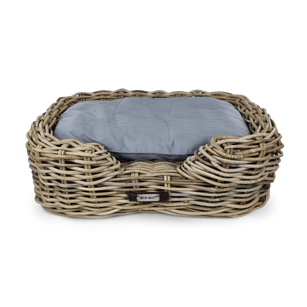 Topmast Kubu Rieten Hondenmand - Randjani Medium - 60 x 40 x 19 cm