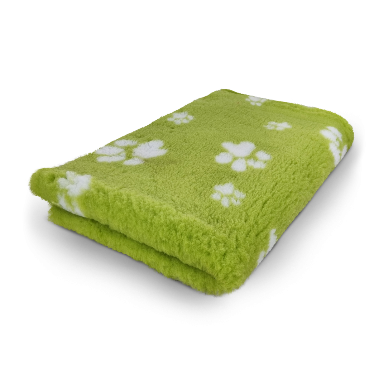 Vet Bed - Limegroen met Witte Pootjes - Antislip Hondenmat