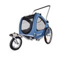 Topmast Hondenfietskar Streamline - Met Jogger Functie en Draaibaar voorwiel - Opvouwbaar - Blauw