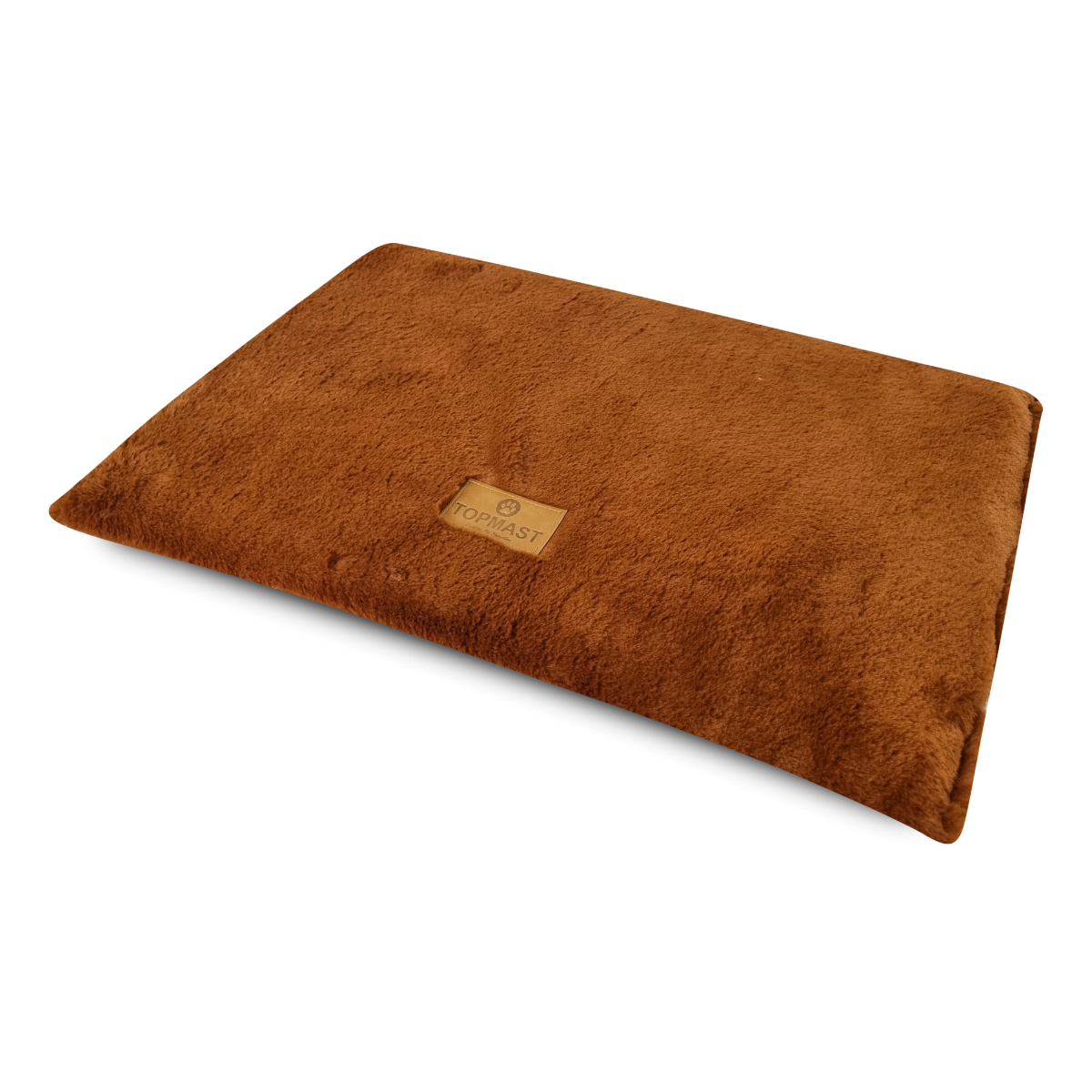 Topmast Wellness Fleece Dierenmat - Met Zachte Fibervulling - Dänish Bruin