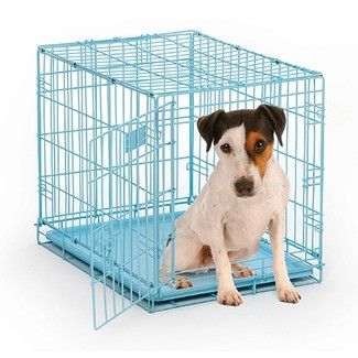 Topmast Hondenbench - Blauw | Metalen Lade