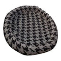 Kattenbed Schapenvacht Zwart Grijs 45x40cm
