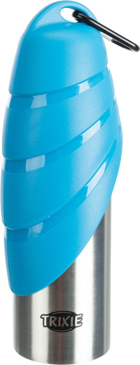 Trixie RVS Fles met Drinkbak 750ml