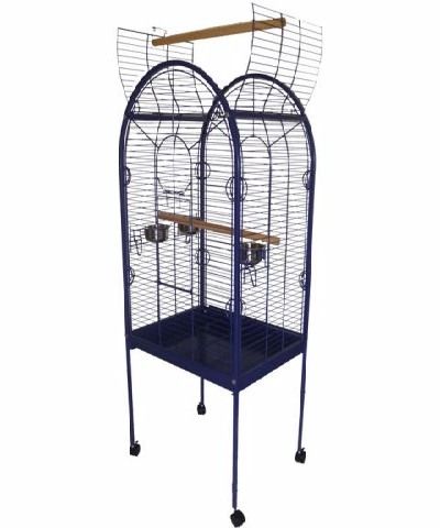 Topmast Papegaaienkooi JOAN Blauw 55 x 55 x 160 cm