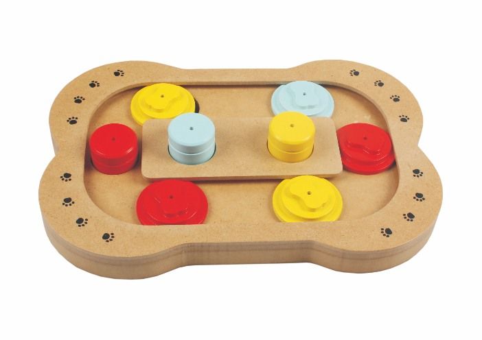Topmast Honden Intelligentiespeelgoed Hout IQ-2   20 x 29 cm
