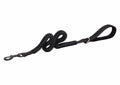 Topmast Nylon looplijn met schokreductie Zwart 25 mm breed
