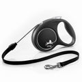 Flexi Rollijn Black Design - Koord - Zwart & Zilver