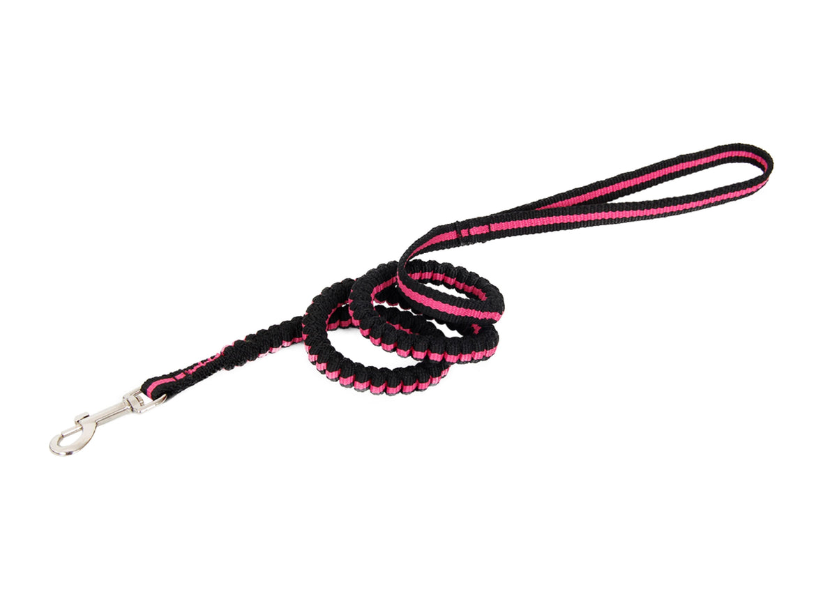Topmast Nylon looplijn met schokreductie Zwart \/ Fuchsia - 90-150 cm