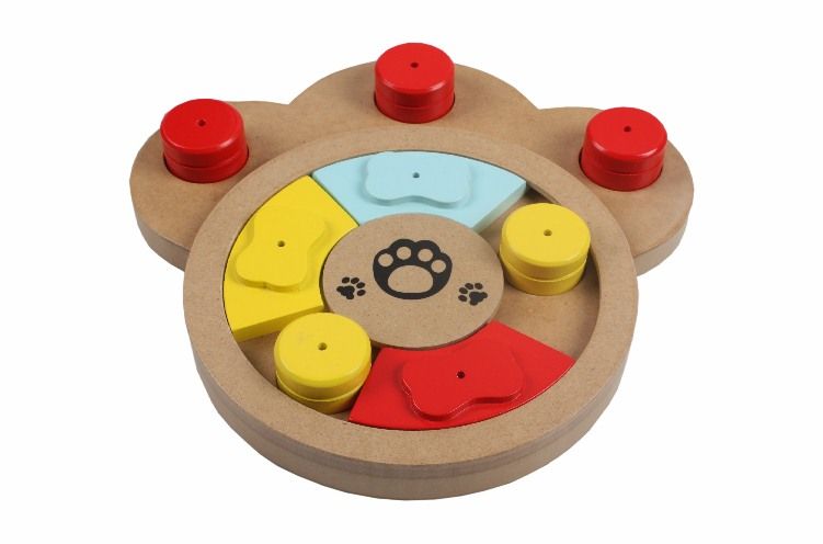 Topmast Honden Intelligentiespeelgoed Hout IQ-1 23 x 23 cm