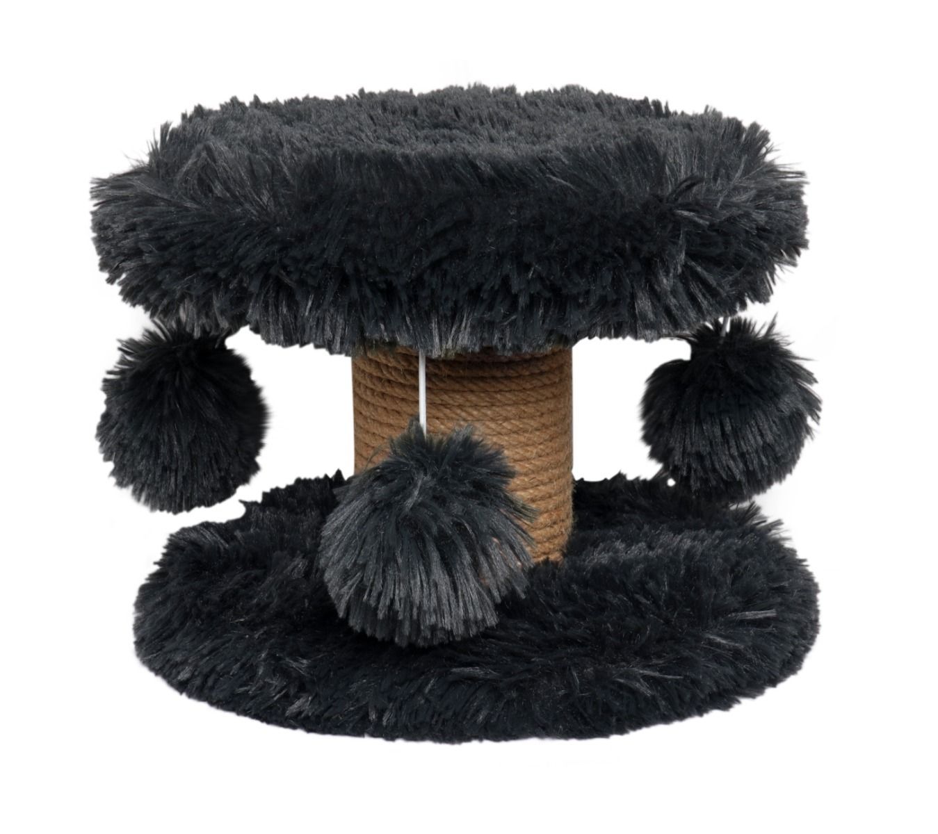 Topmast Krabpaal Fluffy Langhaar Lycia - Antraciet