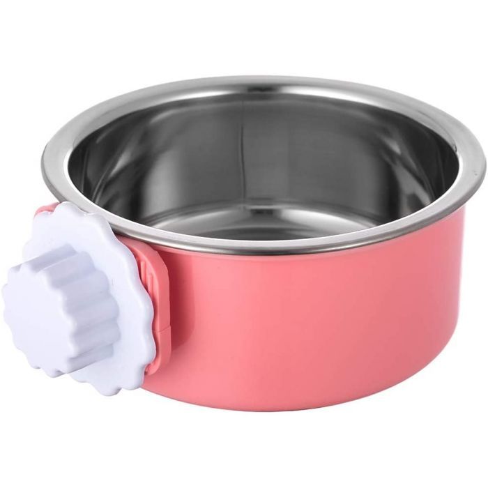 Topmast Hondenvoerbak July - RVS - Roze 17 x 18 cm