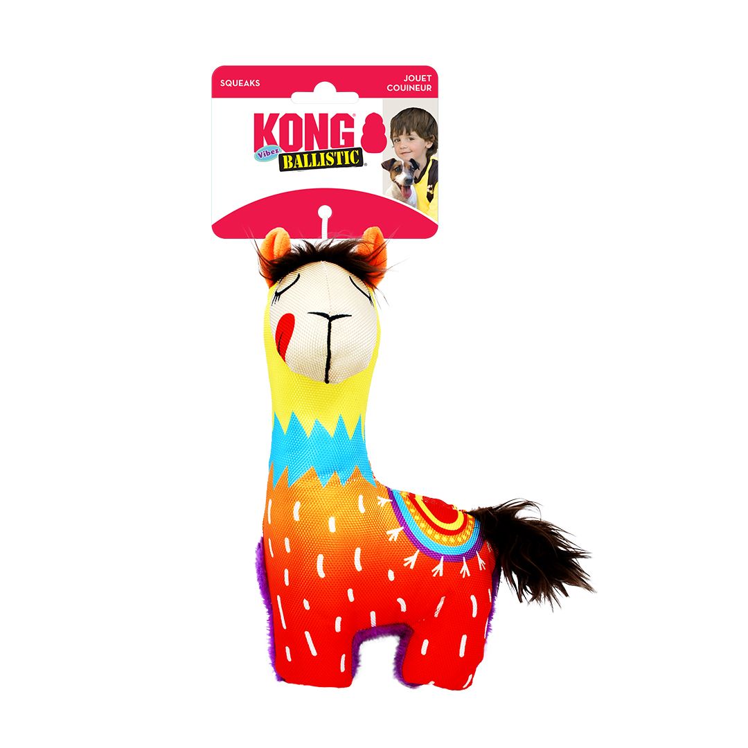 KONG Ballistic Vibez Llamas - 20 x 23 cm