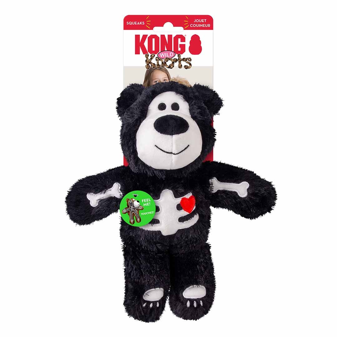 Kong Halloween Wild Knots Skeleton Bear Gemengde kleuren
