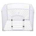 Topmast puppyren playpen |  Kunststof | Wit 100 x 100 x 75 cm hoog