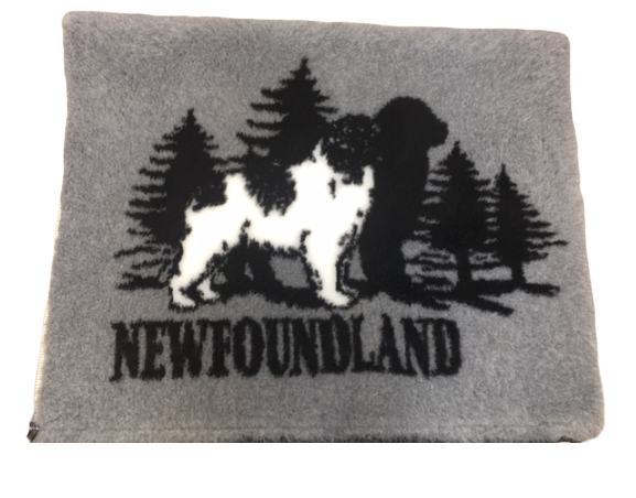Vet Bed Xtra Soft - NEWFOUNDLANDER- Grijs Zwart latex anti-slip
