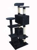 Topmast Krabpaal Mickey - Zwart - 50 x 50 x 132 cm