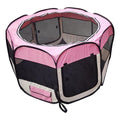 Topmast Puppyren Nylon Roze - 8 hoekig